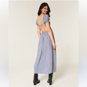 Hollister Open Back Maxi Dress